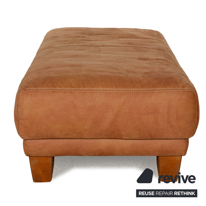 K+W Polstermöbel Soul 7135 Fabric Stool Brown Camel