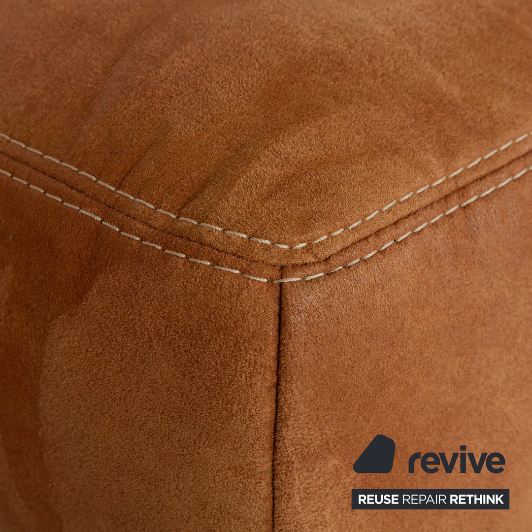 K+W Polstermöbel Soul 7135 Fabric Stool Brown Camel