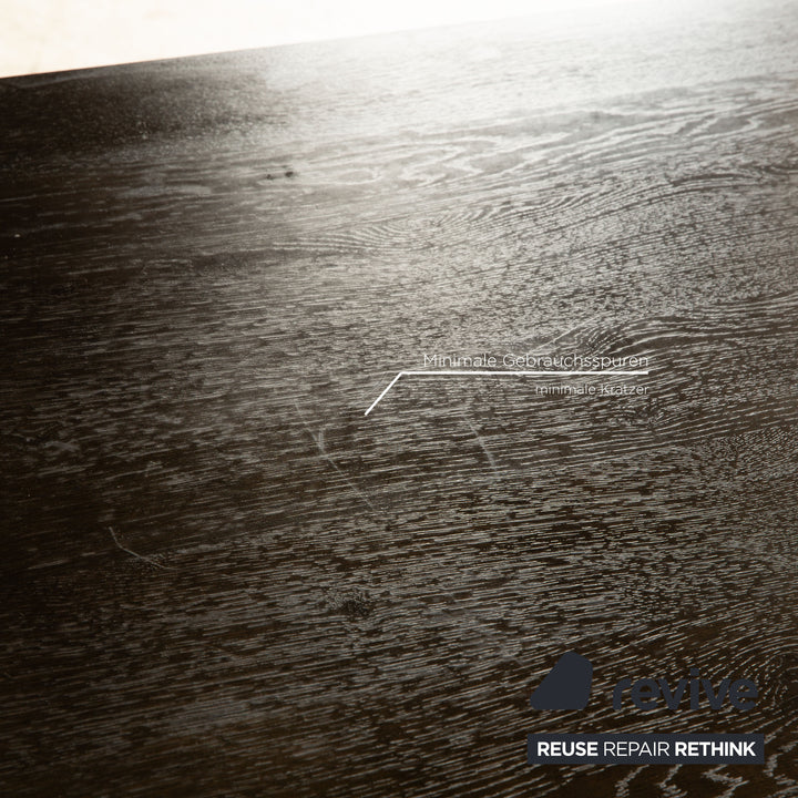 K+W upholstered furniture Variano Malito leather chair set blue petrol dining table manual function dining room swivel function