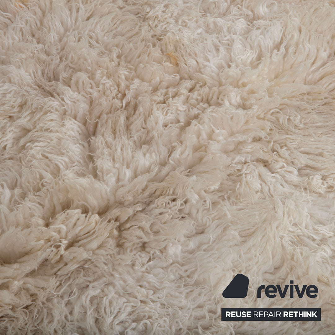 Kymo Fell Teppich Creme Beige 350 x 250 cm