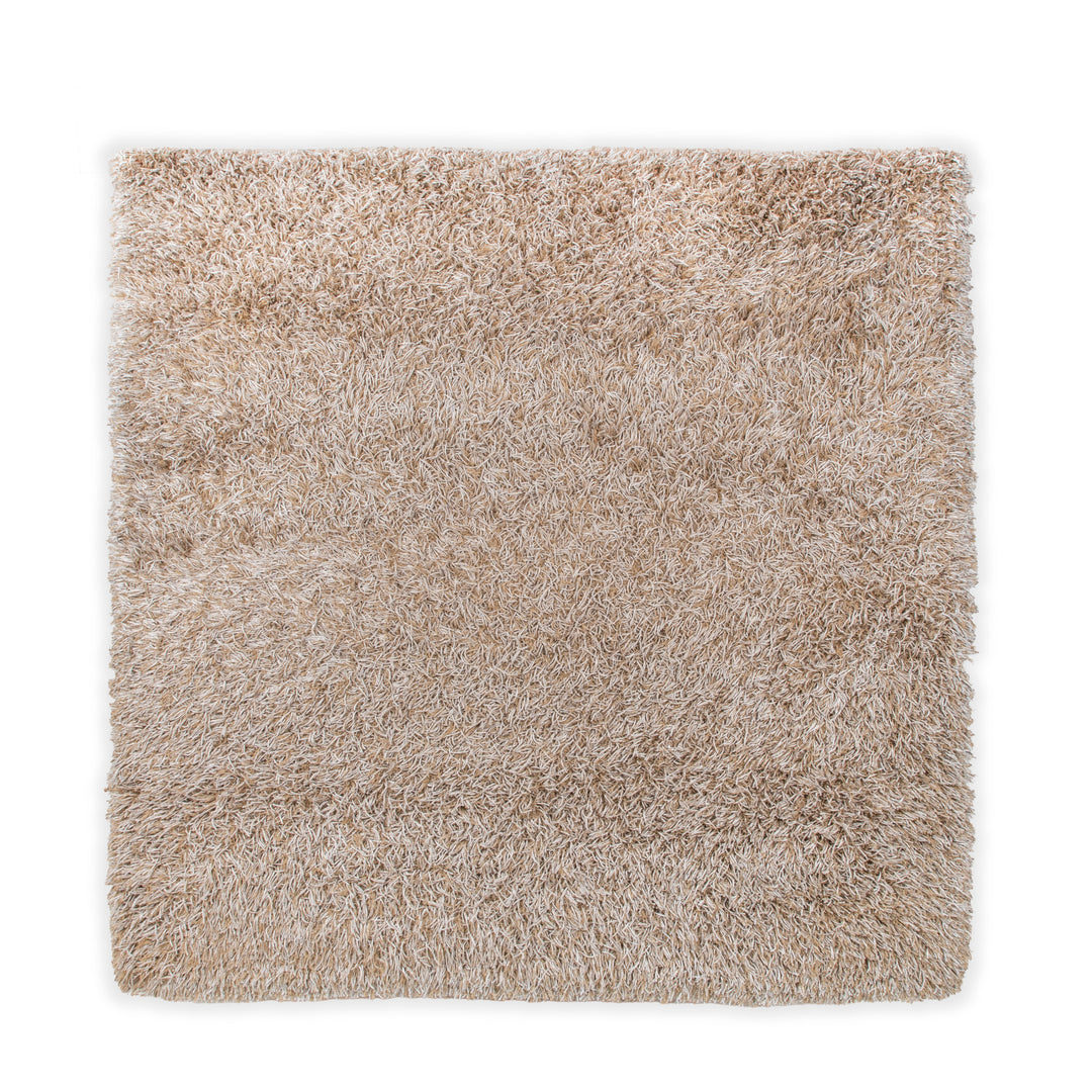 Kymo SG Granite Premium Polyester Teppich Weiß Creme Beige 254 x 254 cm