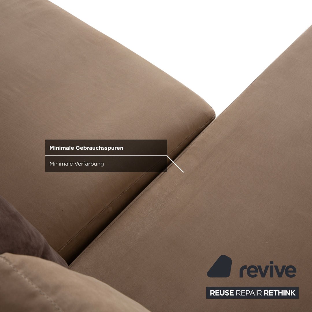 La Nouva Casa Luca Fabric Corner Sofa Beige Sofa Couch