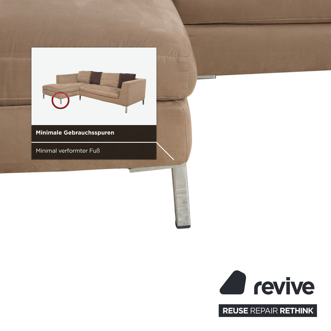 La Nouva Casa Luca Fabric Corner Sofa Beige Sofa Couch