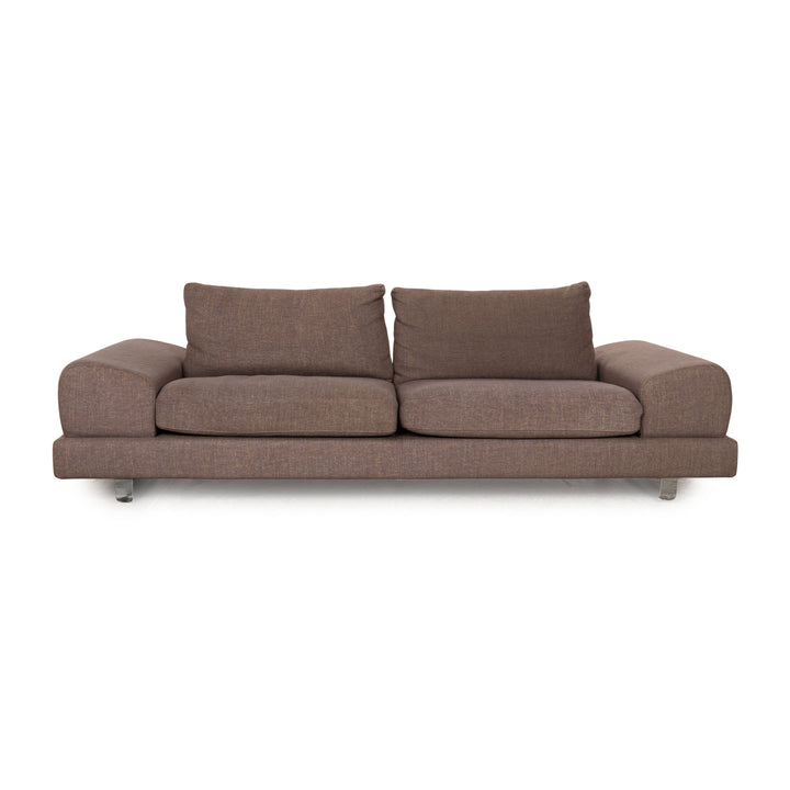 La Nuova Casa Bloom Stoff Zweisitzer Braun manuelle Funktion Sofa Couch