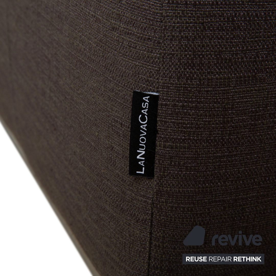 La Nuova Casa Granada Stoff Ecksofa Braun Grau Sofa Couch