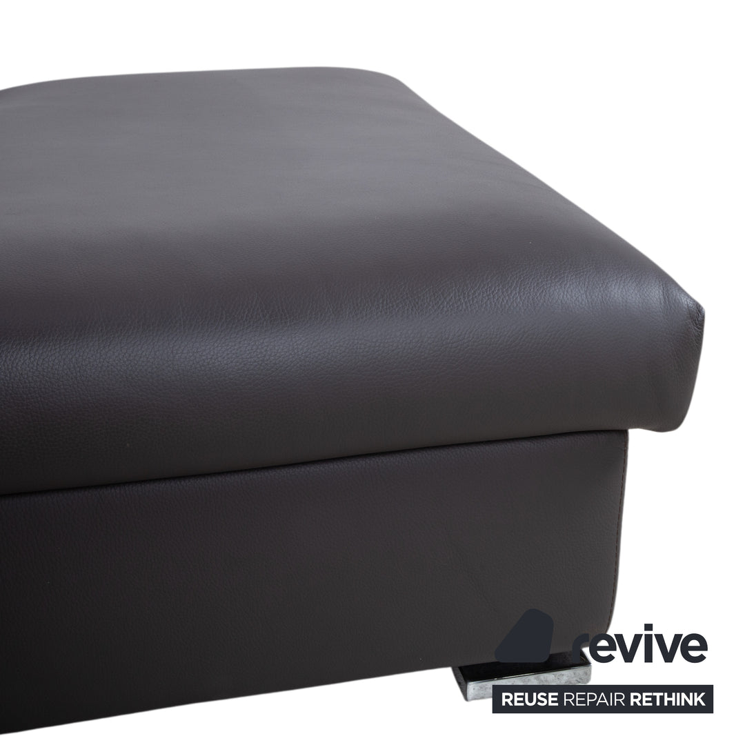 La Nuova Casa Halma Leather Corner Sofa Black Sofa Couch