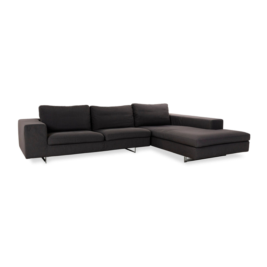 La Nuova Casa LED Stoff Ecksofa Grau Sofa Couch