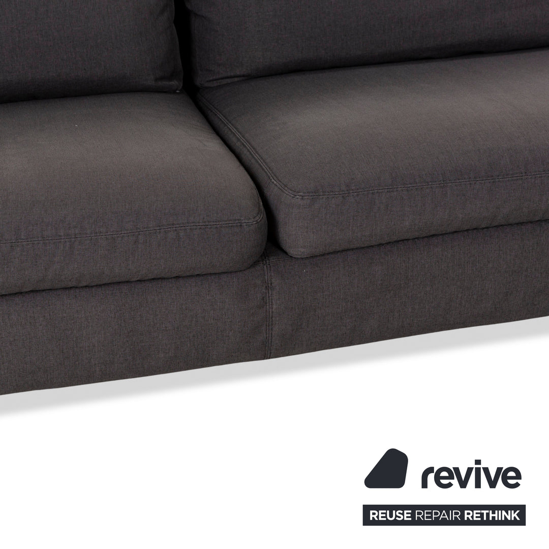 La Nuova Casa LED Fabric Corner Sofa Gray Sofa Couch La Nuova Casa