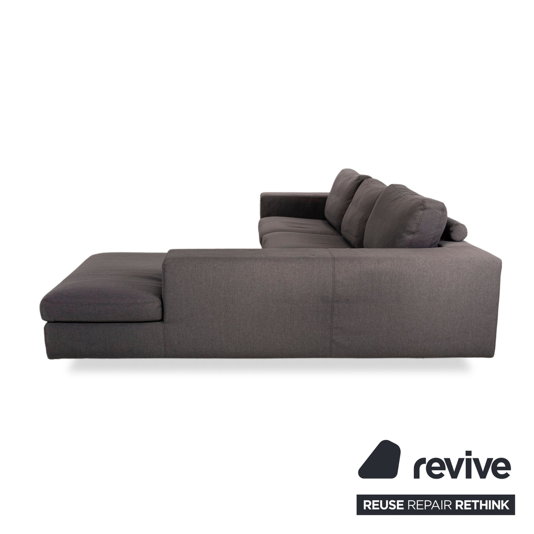 La Nuova Casa LED Fabric Corner Sofa Gray Sofa Couch La Nuova Casa