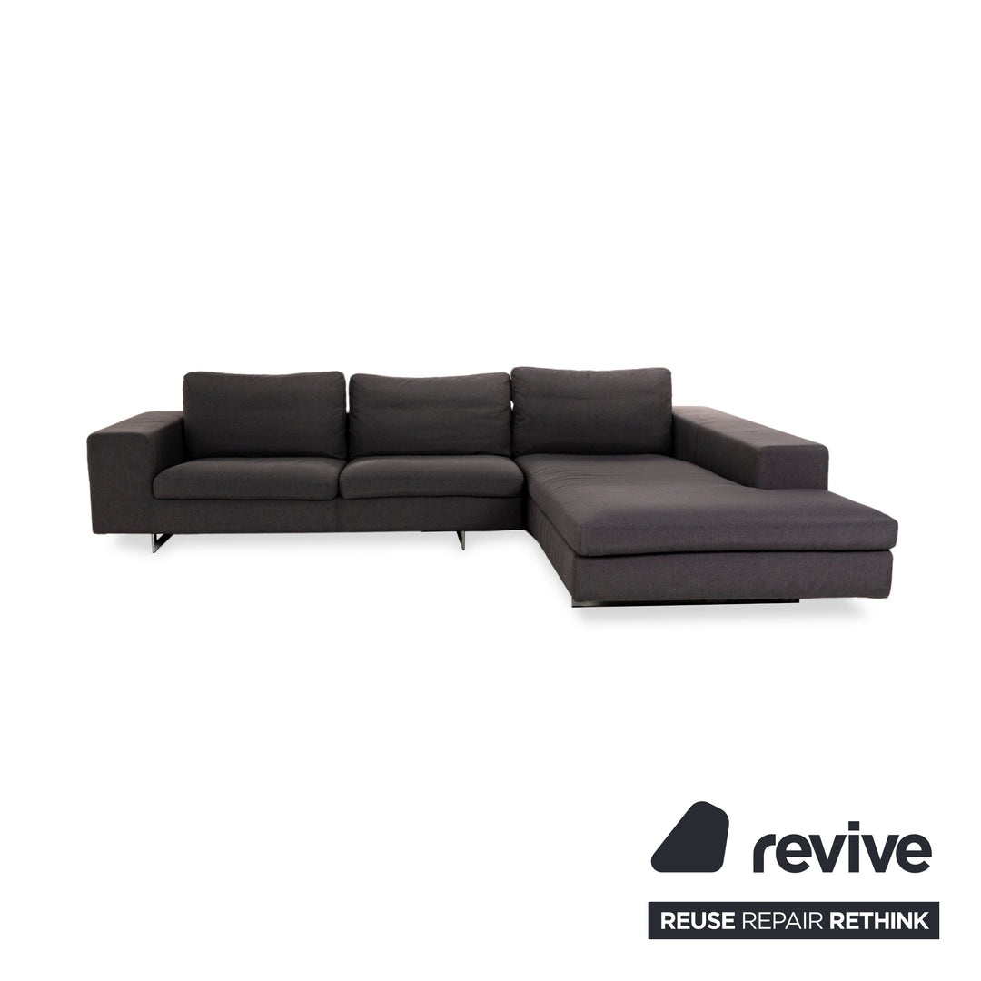 La Nuova Casa LED Fabric Corner Sofa Gray Sofa Couch La Nuova Casa