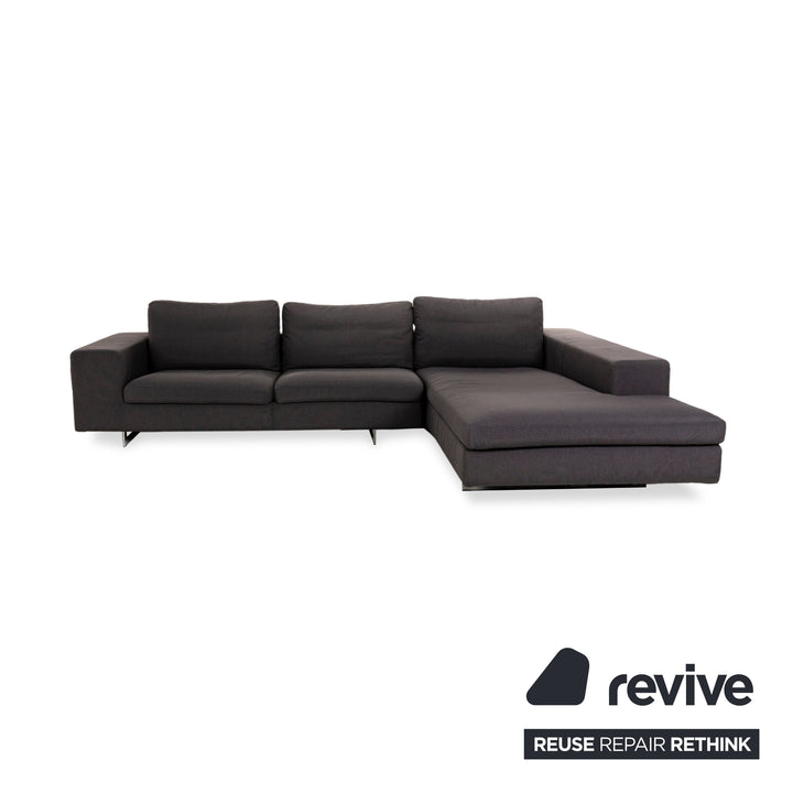 La Nuova Casa LED Fabric Corner Sofa Gray Sofa Couch La Nuova Casa
