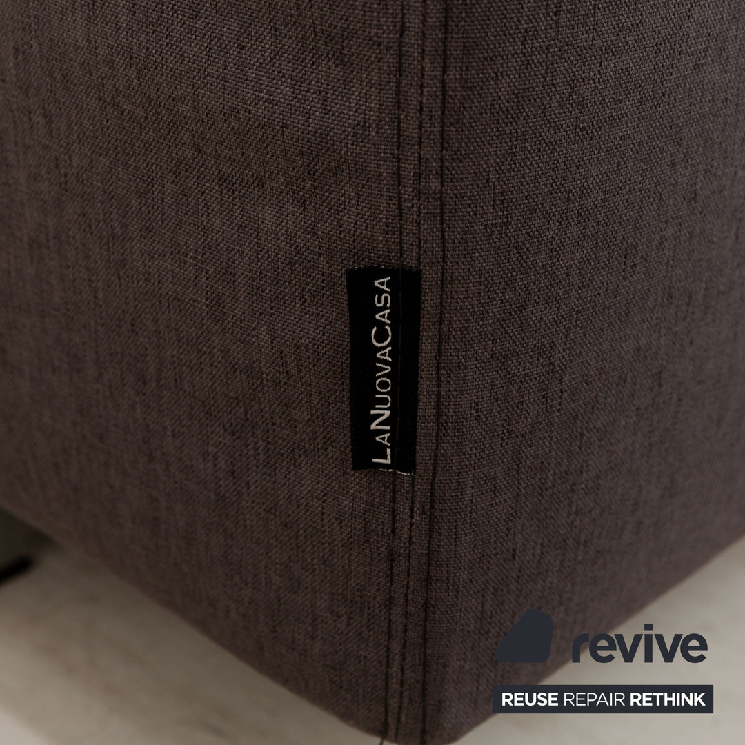 La Nuova Casa LED Fabric Corner Sofa Gray Sofa Couch La Nuova Casa