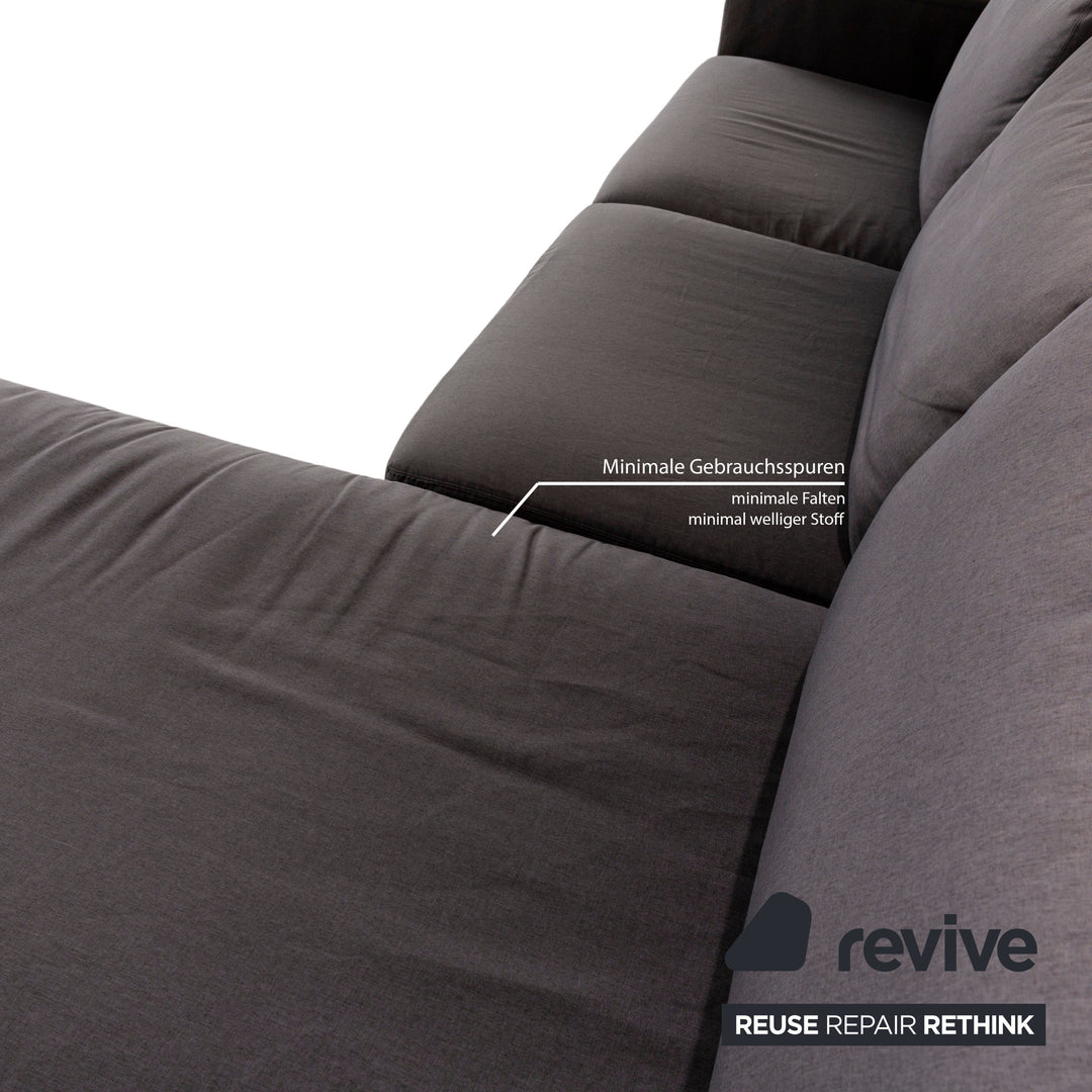 La Nuova Casa LED Fabric Corner Sofa Gray Sofa Couch La Nuova Casa