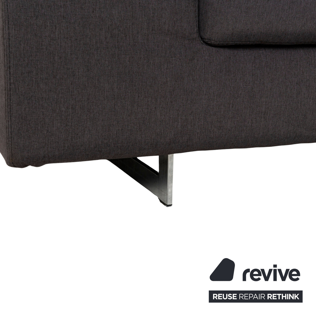 La Nuova Casa LED Fabric Corner Sofa Gray Sofa Couch La Nuova Casa