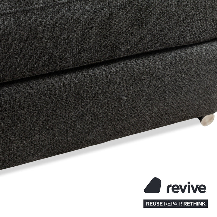 La Nuova Casa Liverpool Fabric Corner Sofa Grey Recamiere left Sofa Couch
