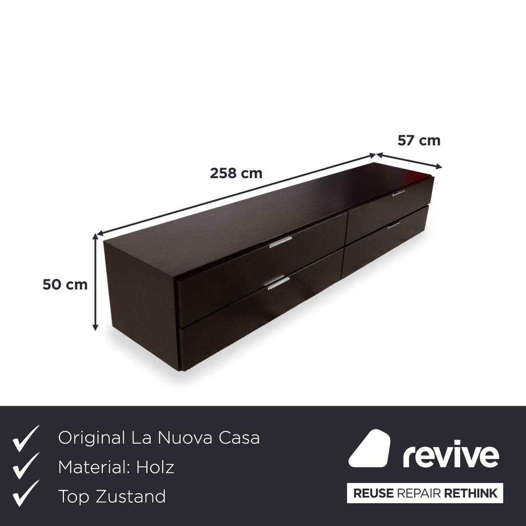 La Nuova Casa Tamigi Sideboard Lowboard Holz Braun