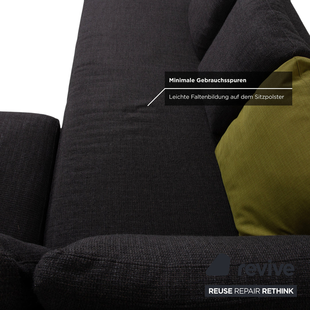 La Nuova Case Stoff Ecksofa Grau Sofa Couch
