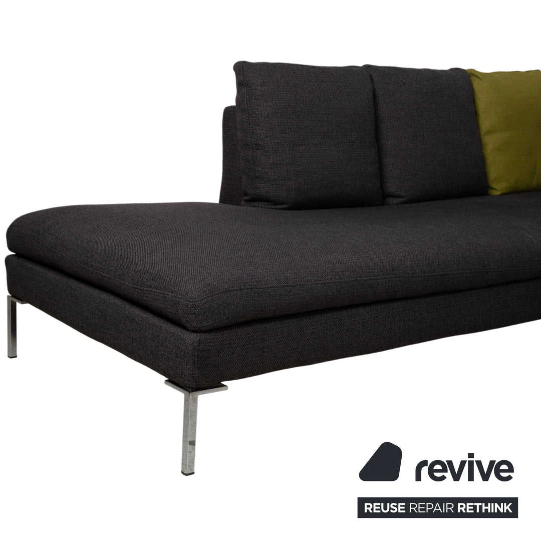 La Nuova Casa Stoff Ecksofa Grau Sofa Couch