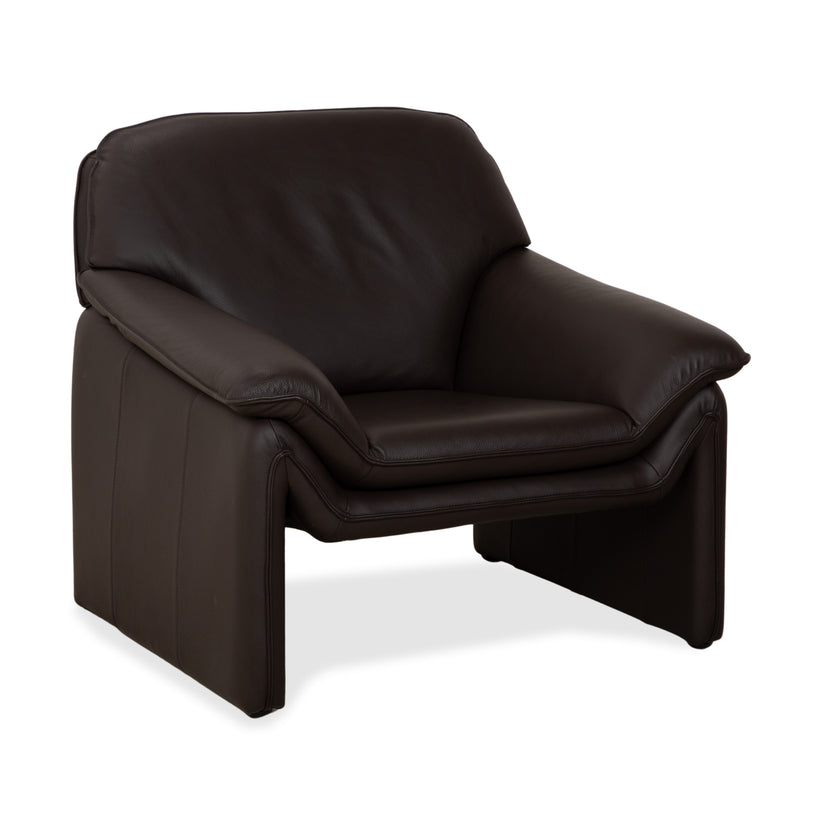 Laauser Atlanta Leder Sessel Braun