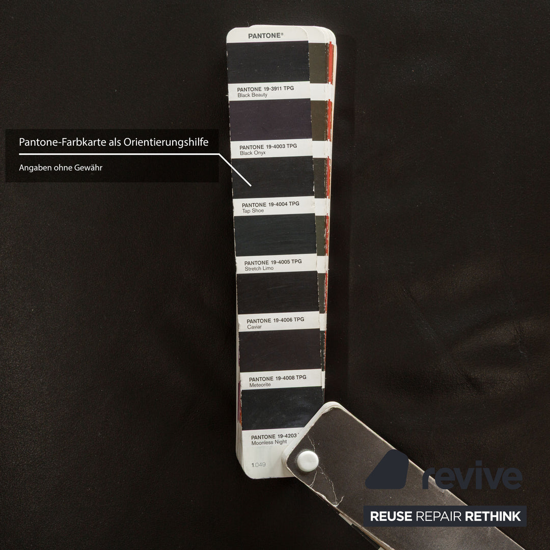 Laauser Atlanta Leather Armchair Black