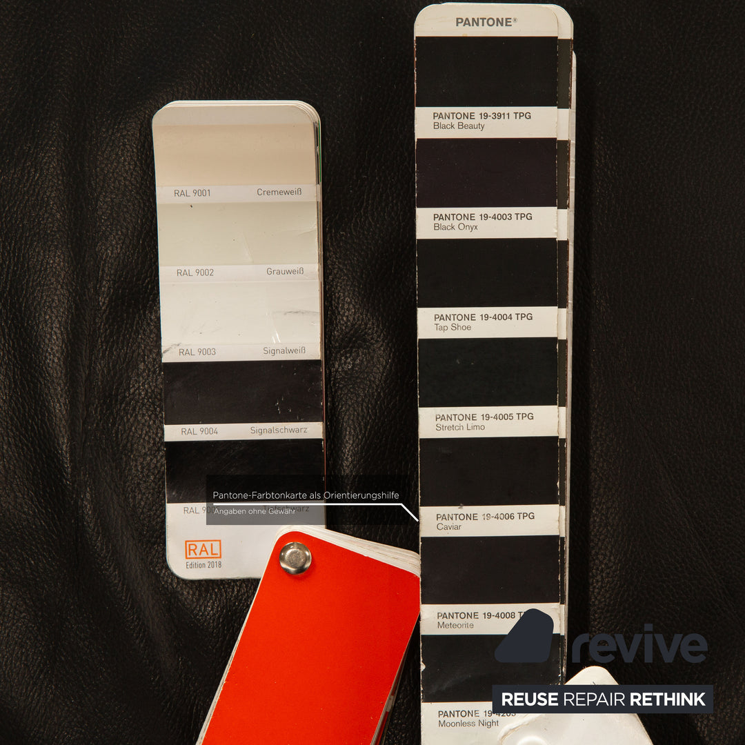 Laauser Atlanta Leather Armchair Black