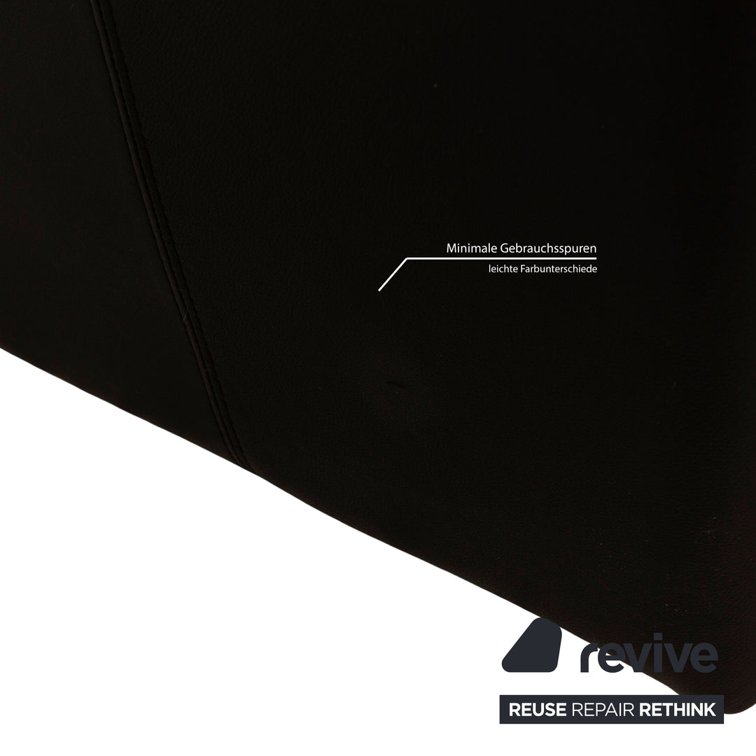 Laauser Atlanta Fauteuil En Cuir Noir