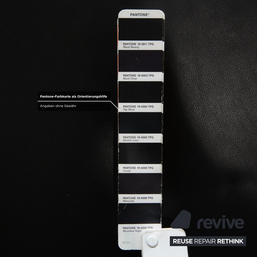 Laauser Atlanta Leather Armchair Black