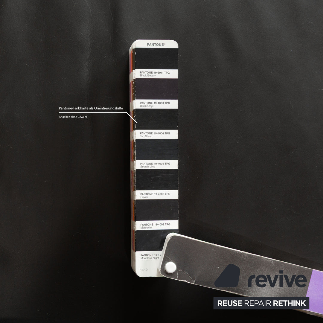 Laauser Atlanta Leather Armchair Black