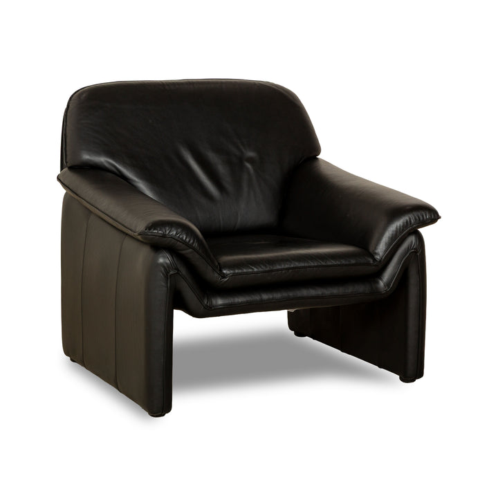 Laauser Atlanta Leather Armchair Black