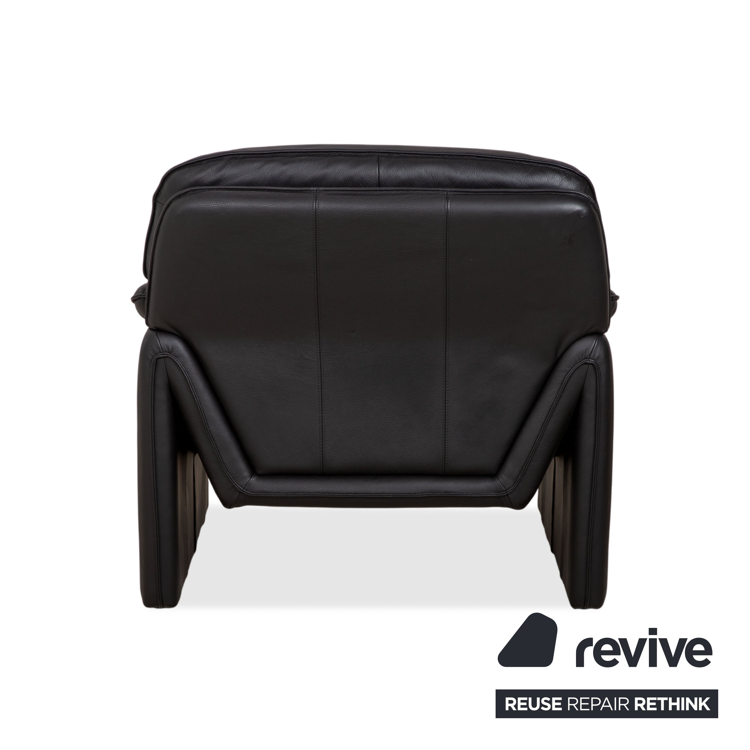Laauser Atlanta Leather Armchair Black