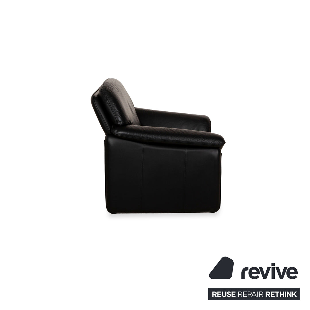 Laauser Atlanta Fauteuil En Cuir Noir