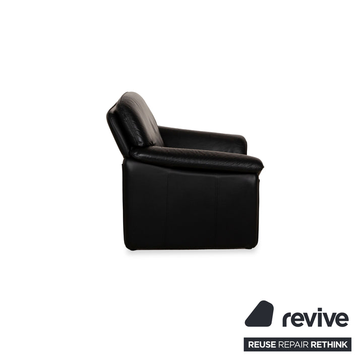 Laauser Atlanta Fauteuil En Cuir Noir