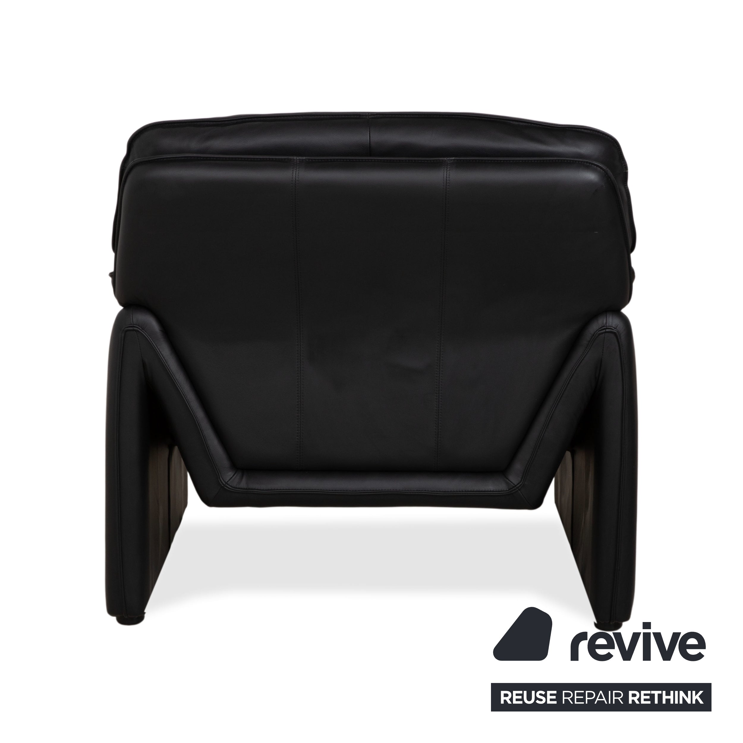Laauser Atlanta Leather Armchair Black