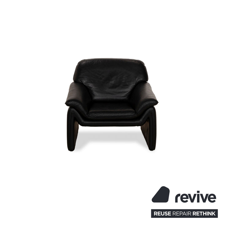 Laauser Atlanta Fauteuil En Cuir Noir