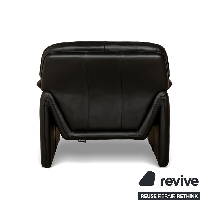 Laauser Atlanta Leather Armchair Black