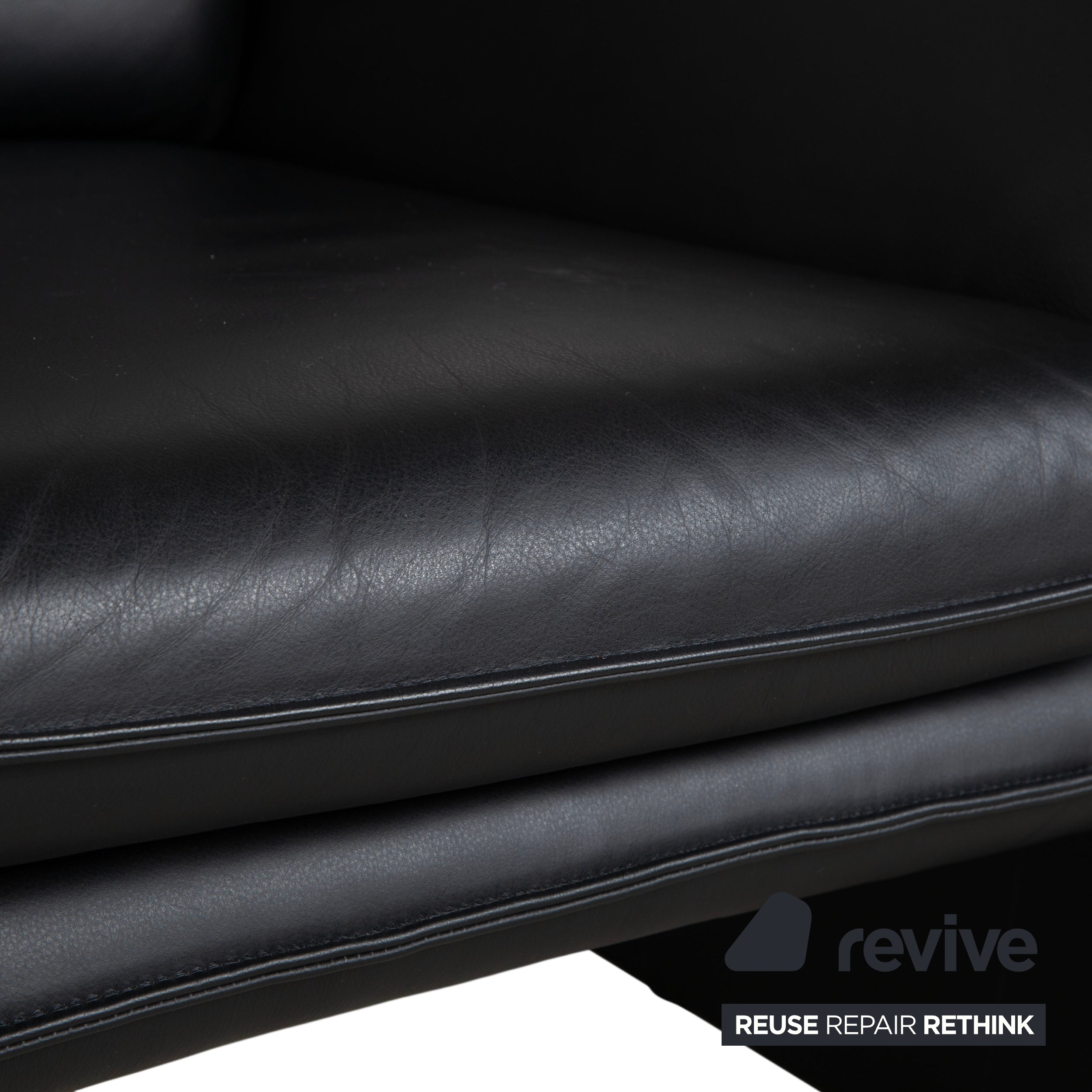 Laauser Atlanta Leather Armchair Black