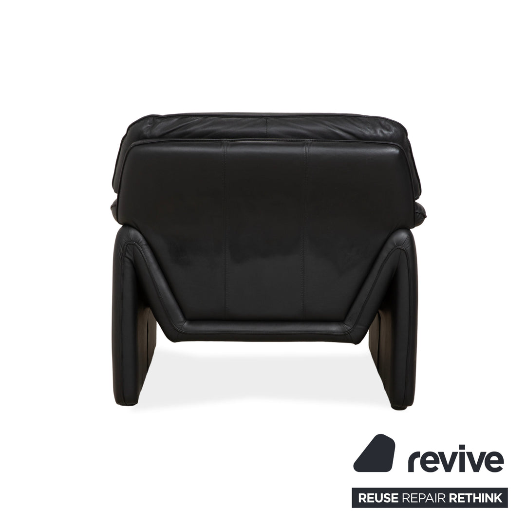 Laauser Atlanta Fauteuil En Cuir Noir