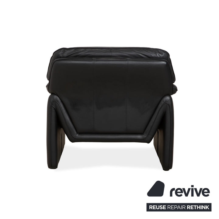 Laauser Atlanta Fauteuil En Cuir Noir