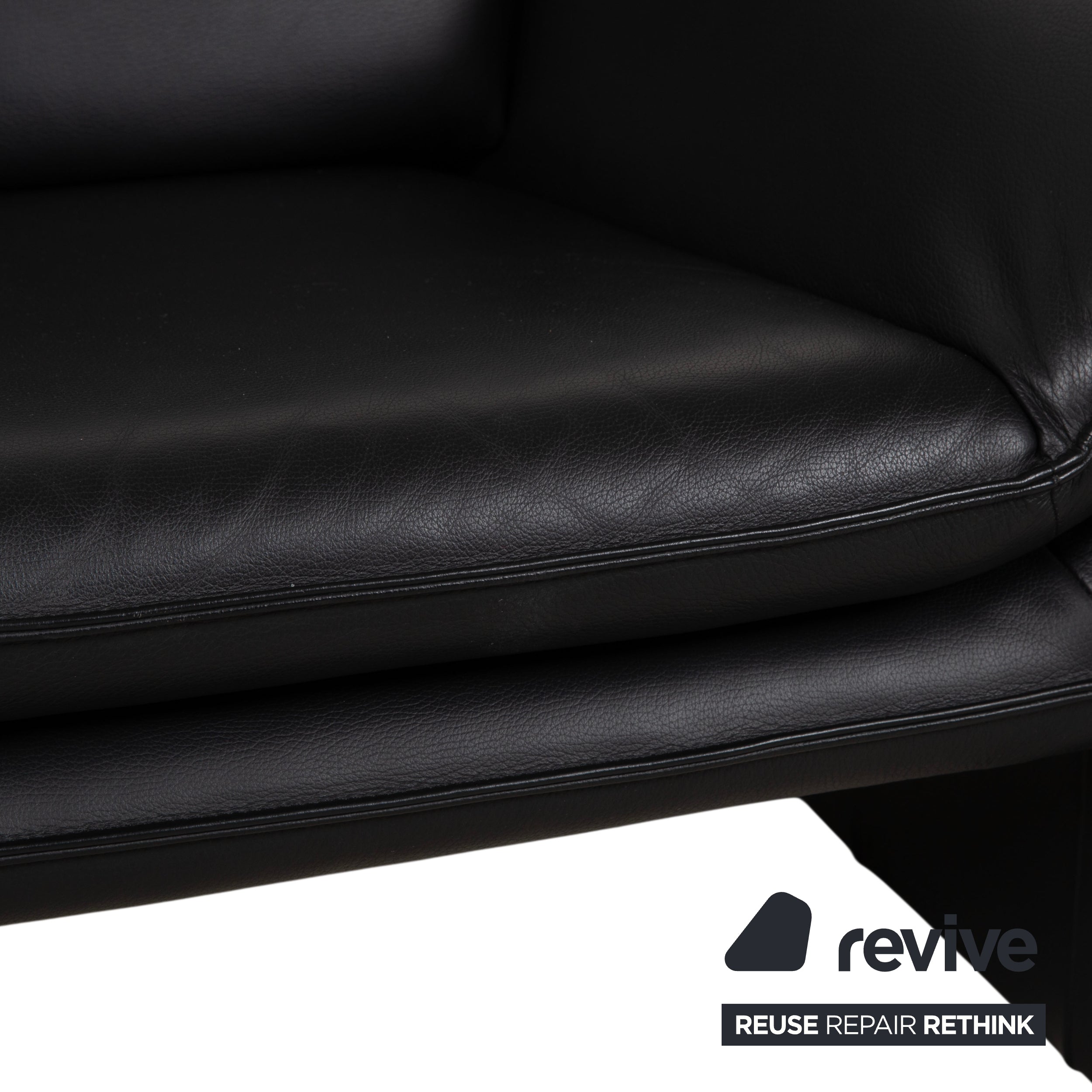 Laauser Atlanta Leather Armchair Black