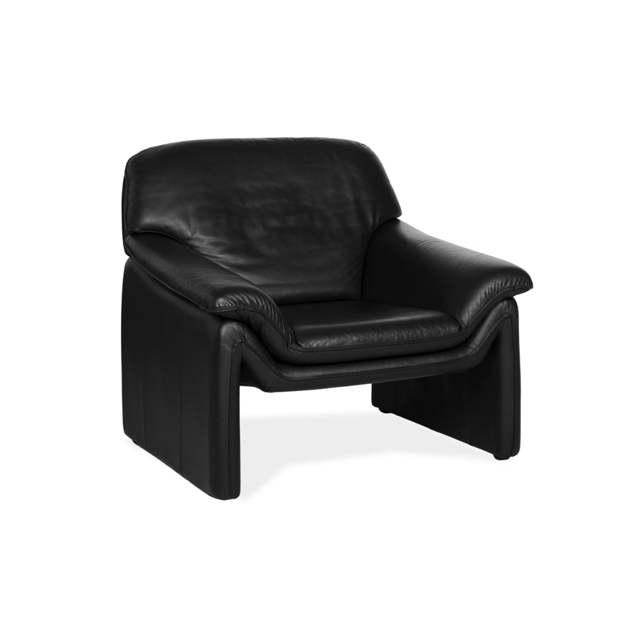 Laauser Atlanta Fauteuil En Cuir Noir