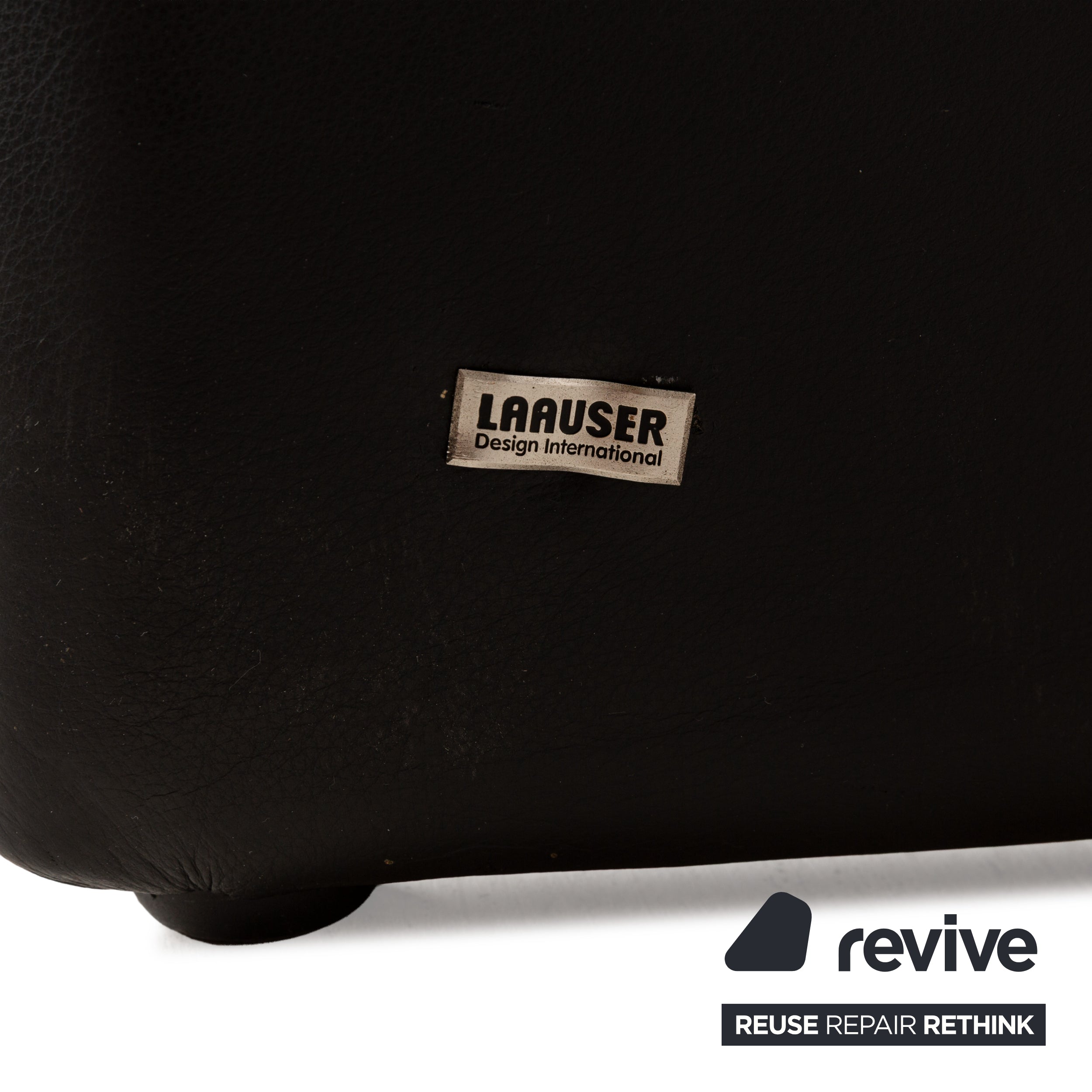 Laauser Zweisitzer Atlanta Schwarz Leder - 2. Hand - Revive.de