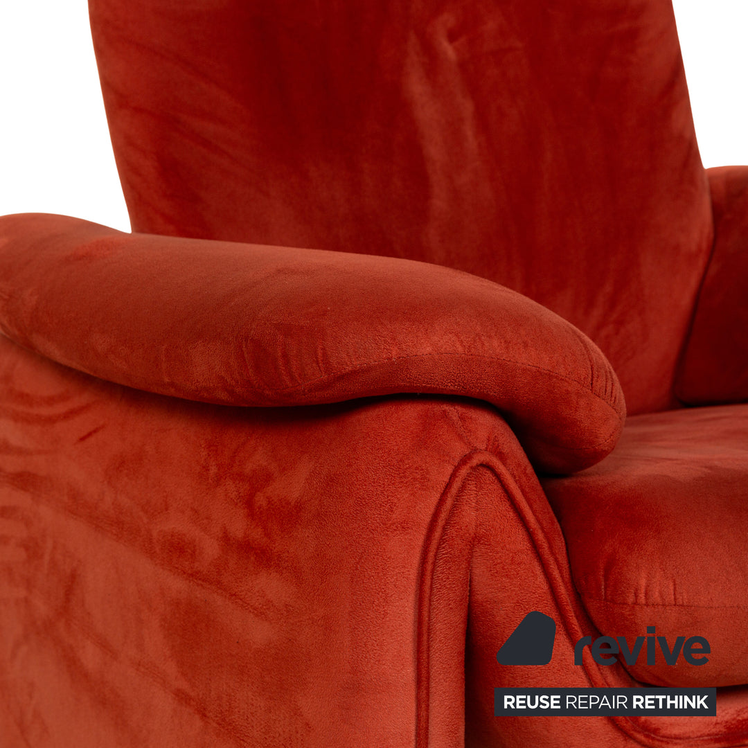 Fauteuil Laauser Atlanta en tissu rouge