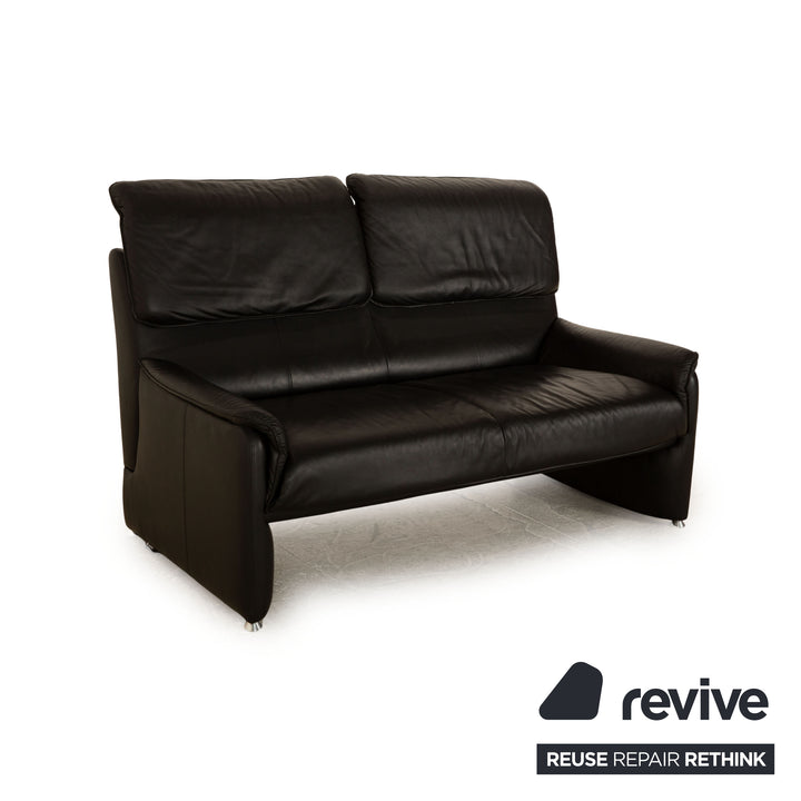 Laauser Camaro leather sofa set black two-seater three-seater couch manual function