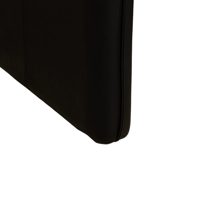 Laauser Leder Sessel Schwarz