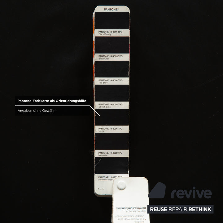 Laauser Leder Sessel Schwarz