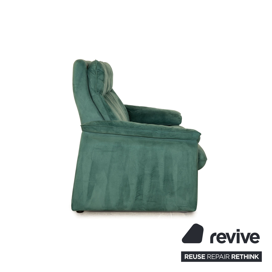 Laauser Motion fabric three-seater turquoise green sofa couch