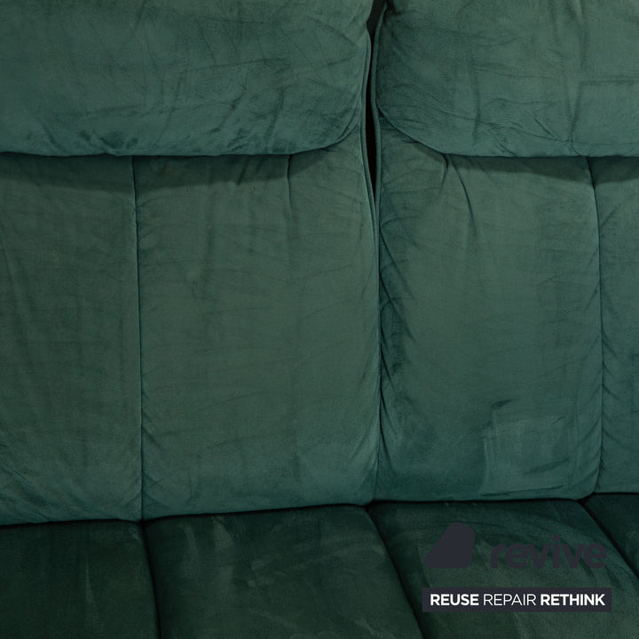 Laauser Motion fabric three-seater turquoise green sofa couch