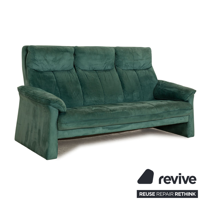 Laauser Motion fabric three-seater turquoise green sofa couch