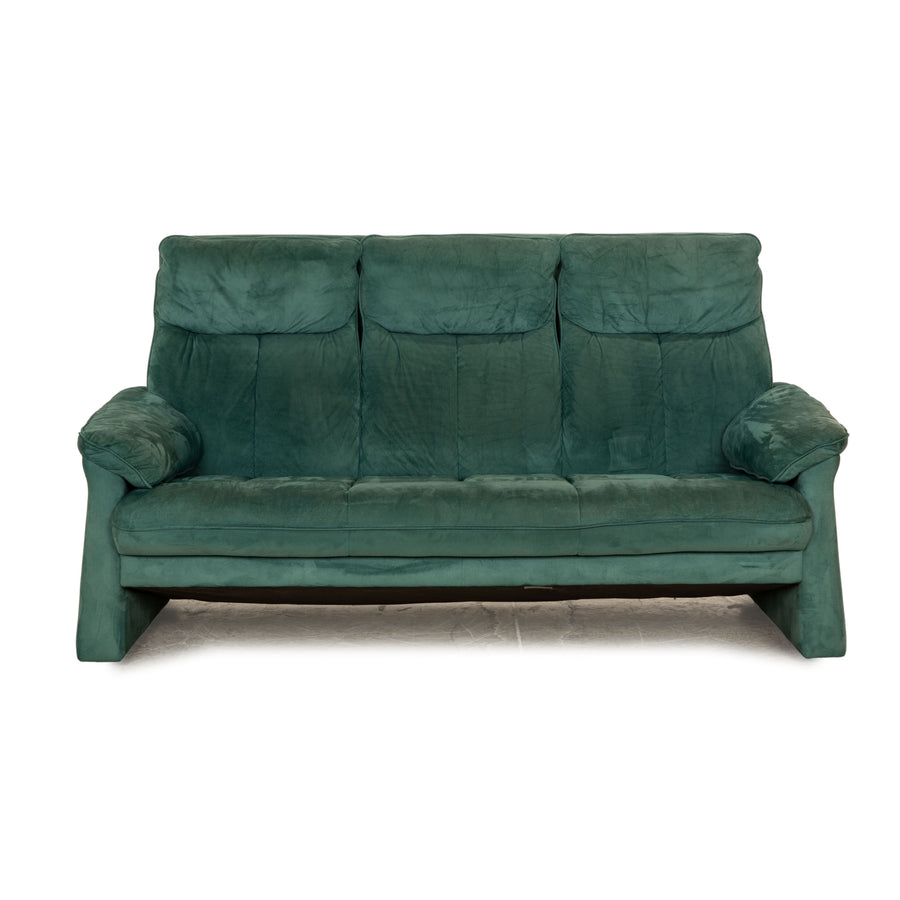 Laauser Motion fabric three-seater turquoise green sofa couch