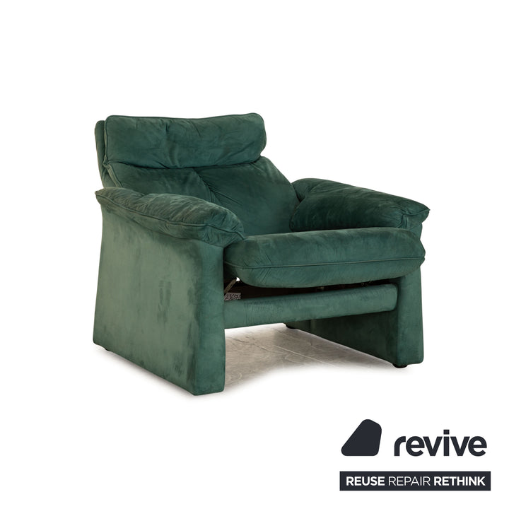 Laauser Motion fabric armchair turquoise green manual function relaxation function
